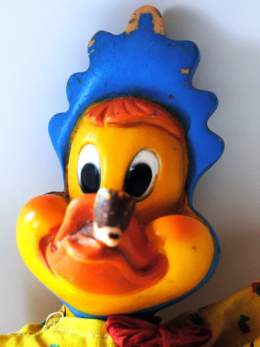Vintage Gund Baby Huey Hand Puppet Plush Duck Toy